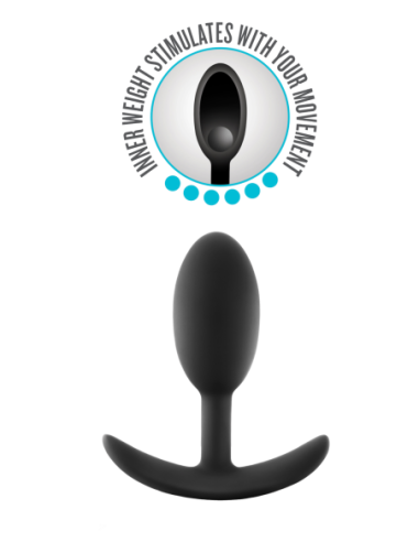 ANAL ADVENTURES PLATINUM VIBRA SLIM PLUG - MEDIANO