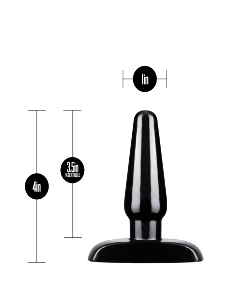 KIT PLUG BÁSICO ANAL ADVENTURES NEGRO