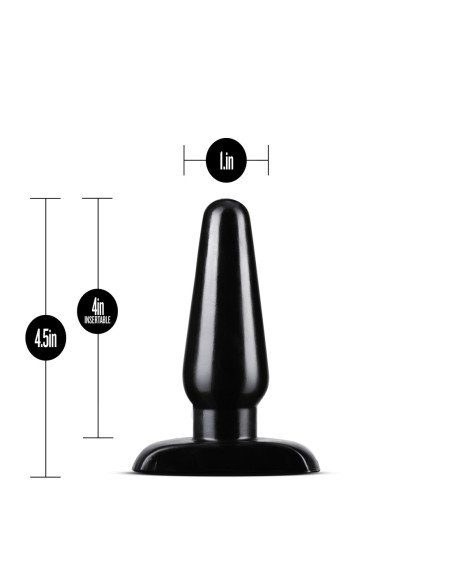 KIT PLUG BÁSICO ANAL ADVENTURES NEGRO