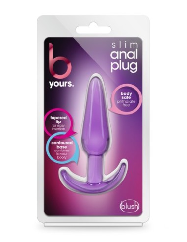 B YOURS SLIM PLUG ANAL MORADO