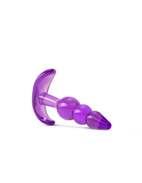 B YOURS PLUG ANAL TRIPLE BEAD MORADO