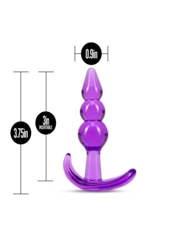 B YOURS PLUG ANAL TRIPLE PERLA MORADO