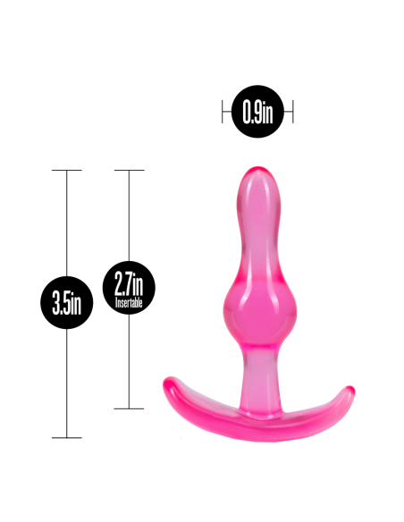 B YOURS TAPÓN CURVY ANAL ROSA