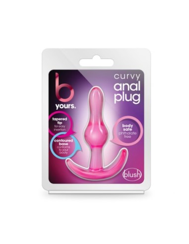 B YOURS CURVY PLUG ANAL ROSA