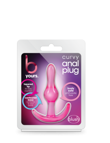 B YOURS CURVY PLUG ANAL ROSA