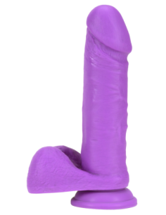 NEO ELITE POLLA DE 8 PULGADAS CON BOLAS NEÓN MORADO 2