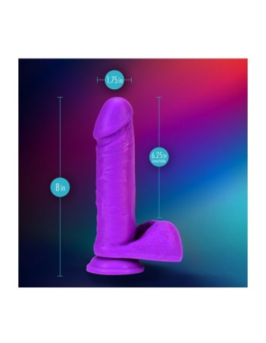 NEO ELITE DE 8 PULGADAS CON BOLAS NEÓN MORADO