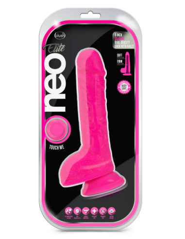 NEO ELITE DE 9 PULGADAS CON BOLAS ROSA NEÓN