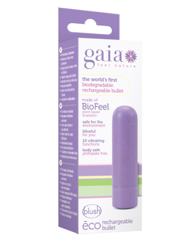GAIA ECO BULLET RECARGABLE LILA