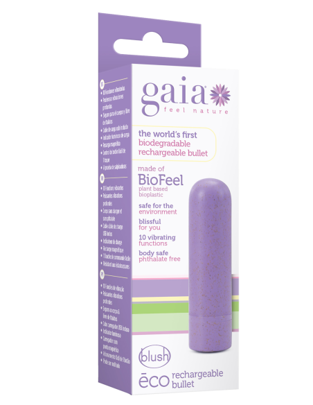 GAIA ECO BULLET RECARGABLE LILA