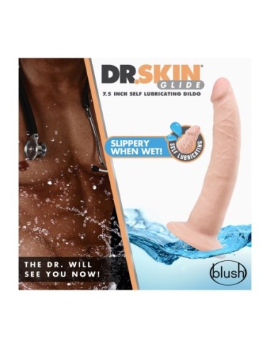 DR. DILDO AUTOLUBRICANTE SKIN 7INCH
