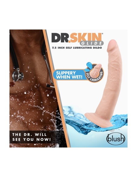 DR. DILDO AUTOLUBRICANTE SKIN 7INCH