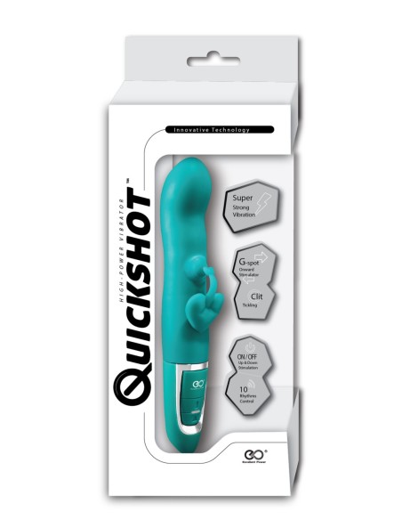 VIBRADOR QUICKSHOT ALTA POTENCIA VERDE