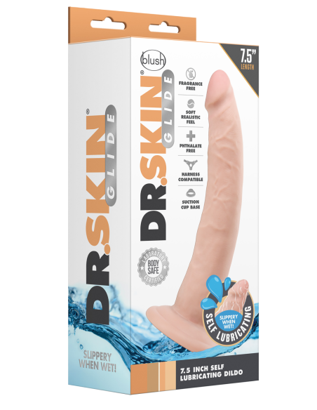 DR. DILDO AUTOLUBRICANTE SKIN 7INCH