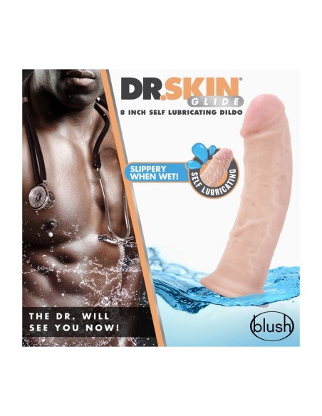 DR. DILDO AUTOLUBRICANTE SKIN 8INCH