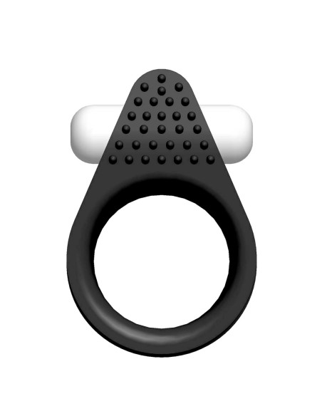 ANILLO ESTIMULADOR DE SILICONA TODOS LOS FAVORITOS NEGRO