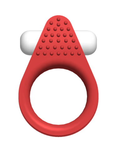 ANILLO ESTIMULADOR DE SILICONA ROJO FAVORITOS...