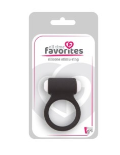 ANILLO ESTIMULADOR DE SILICONA TODOS LOS FAVORITOS NEGRO 2