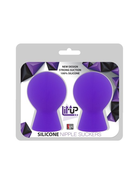 BOMBAS DE PLACER CHUPONES DE PEZONES MORADO