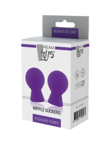 BOMBAS DE PLACER CHUPONES DE PEZONES MORADO