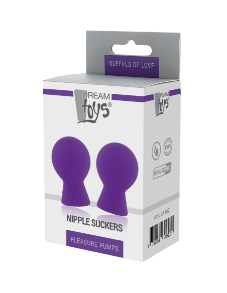 BOMBAS DE PLACER CHUPONES DE PEZONES MORADO