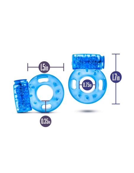 STAY HARD ANILLOS VIBRADORES PARA EL PENE 2PACK