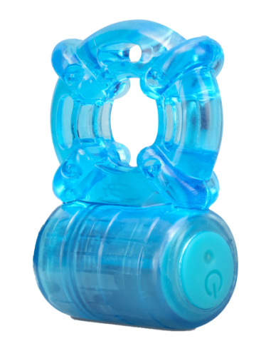 STAY HARD ANILLO PARA EL PENE 5 FUNCIONES AZUL