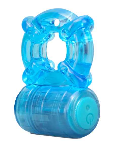 STAY HARD ANILLO PARA EL PENE 5 FUNCIONES AZUL