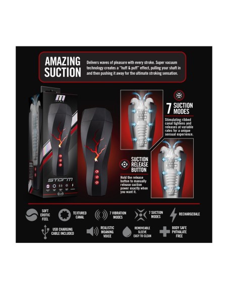 M PARA HOMBRE BLANCO TORMENTA