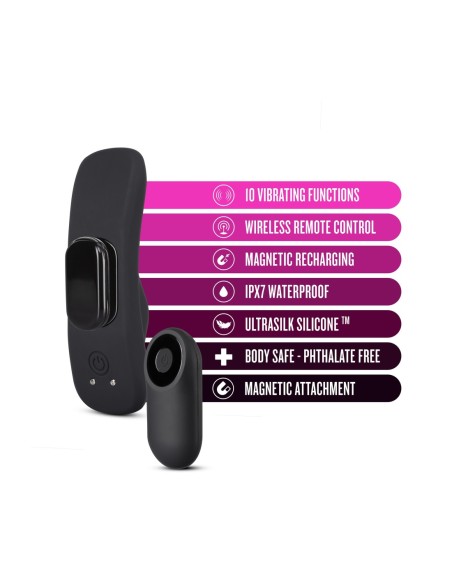 TEMPTASIA BRAGA VIBRADOR CONTROL REMOTO NEGRO