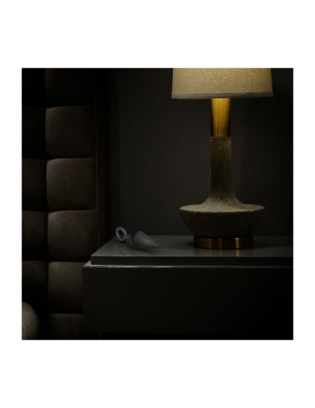 ANAL ADVENTURES TAPÓN DE BUCLE DE SILICONA PLATINO GRANDE NEGRO