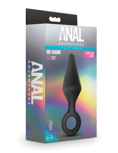 ANAL ADVENTURES PLATINUM SILICONA LOOP PLUG...