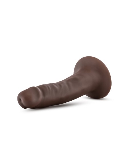 DR. SKIN PLUS DILDO POSABLE DE 5 PULGADAS CHOCOLATE