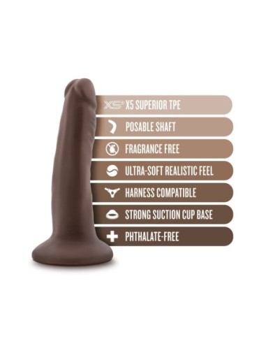 DR. SKIN PLUS DILDO POSABLE DE 5 PULGADAS...