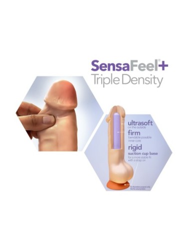 DR. SKIN PLUS DILDO POSABLE DE 5 PULGADAS VAINILLA