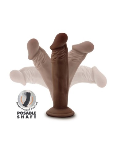 DR. SKIN PLUS DILDO POSABLE DE 6 PULGADAS...