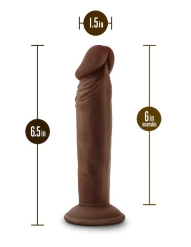 DR. SKIN PLUS DILDO POSABLE DE 6 PULGADAS...