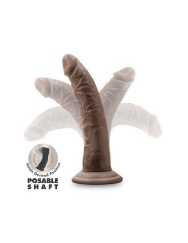 DR. SKIN PLUS DILDO POSABLE DE 7 PULGADAS...