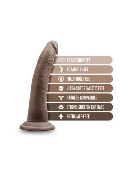 DR. SKIN PLUS CONSOLADOR POSABLE DE 7 PULGADAS CHOCOLATE