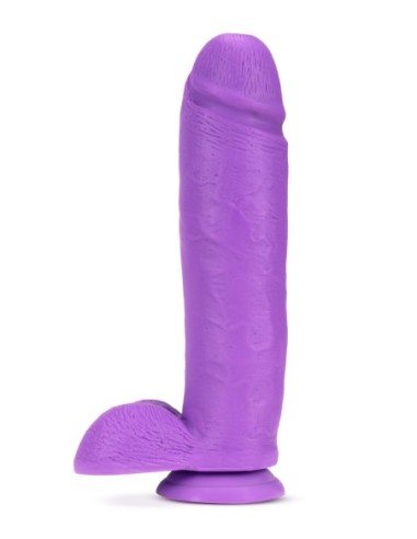 NEO 10 PULGADAS DILDO DUAL DENSIDAD NEON MORADO