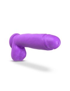NEO 10 PULGADAS DILDO DUAL DENSIDAD NEON MORADO 2
