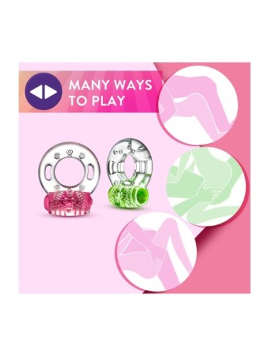 JUEGA CON ME AROUSER VIBRADOR C-RING ROSA