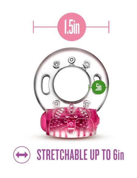 JUEGA CON ME AROUSER VIBRADOR C-RING ROSA