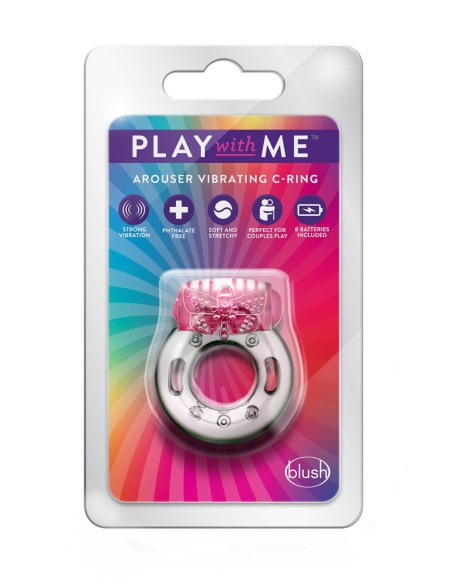 JUEGA CON ME AROUSER VIBRADOR C-RING ROSA