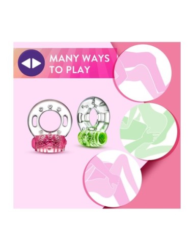 JUGAR CON ME AROUSER VIBRADOR C-RING VERDE