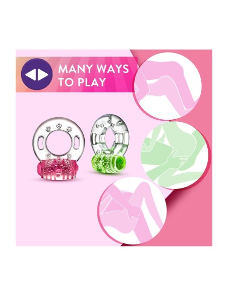 JUGAR CON ME AROUSER VIBRADOR C-RING VERDE