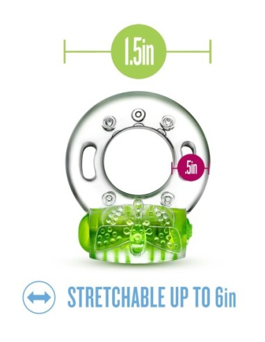 JUGAR CON ME AROUSER VIBRADOR C-RING VERDE