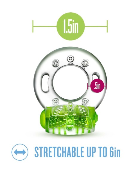 JUGAR CON ME AROUSER VIBRADOR C-RING VERDE