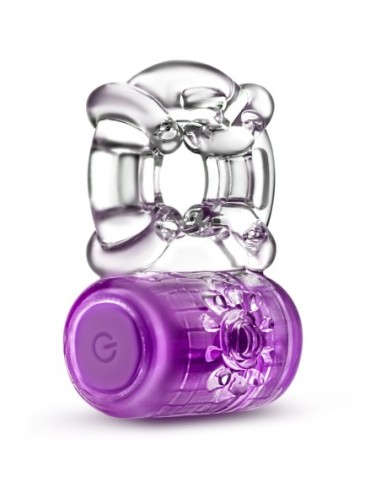 JUEGA CONMIGO UNA NOCHE SOPORTE VIBRADOR C-RING MORADO