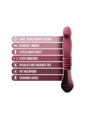 TEMPTASIA TRIXIE EMPUJADOR DILDO VINO